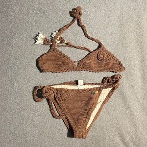 She made me crochet bikini
